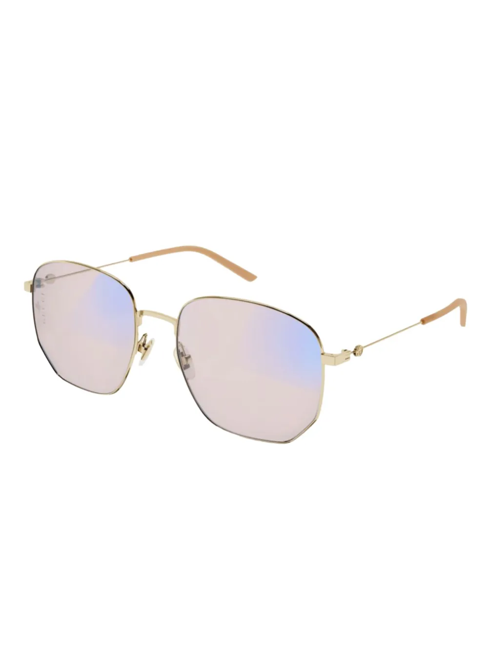 Gucci Eyewear geometric-frame sunglasses Goud