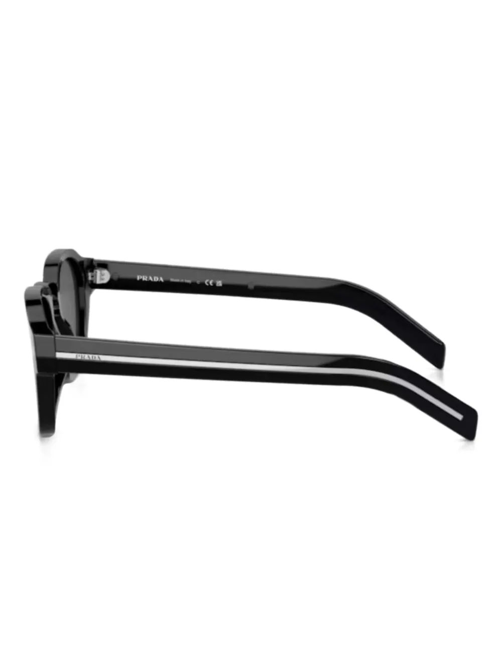 Prada Eyewear Zonnebril met vierkant montuur Zwart