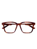 Gucci Eyewear square glasses - Brown