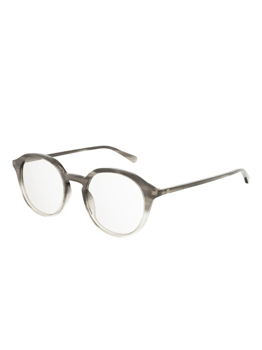 Gucci Eyewear Bril met rond montuur Bruin