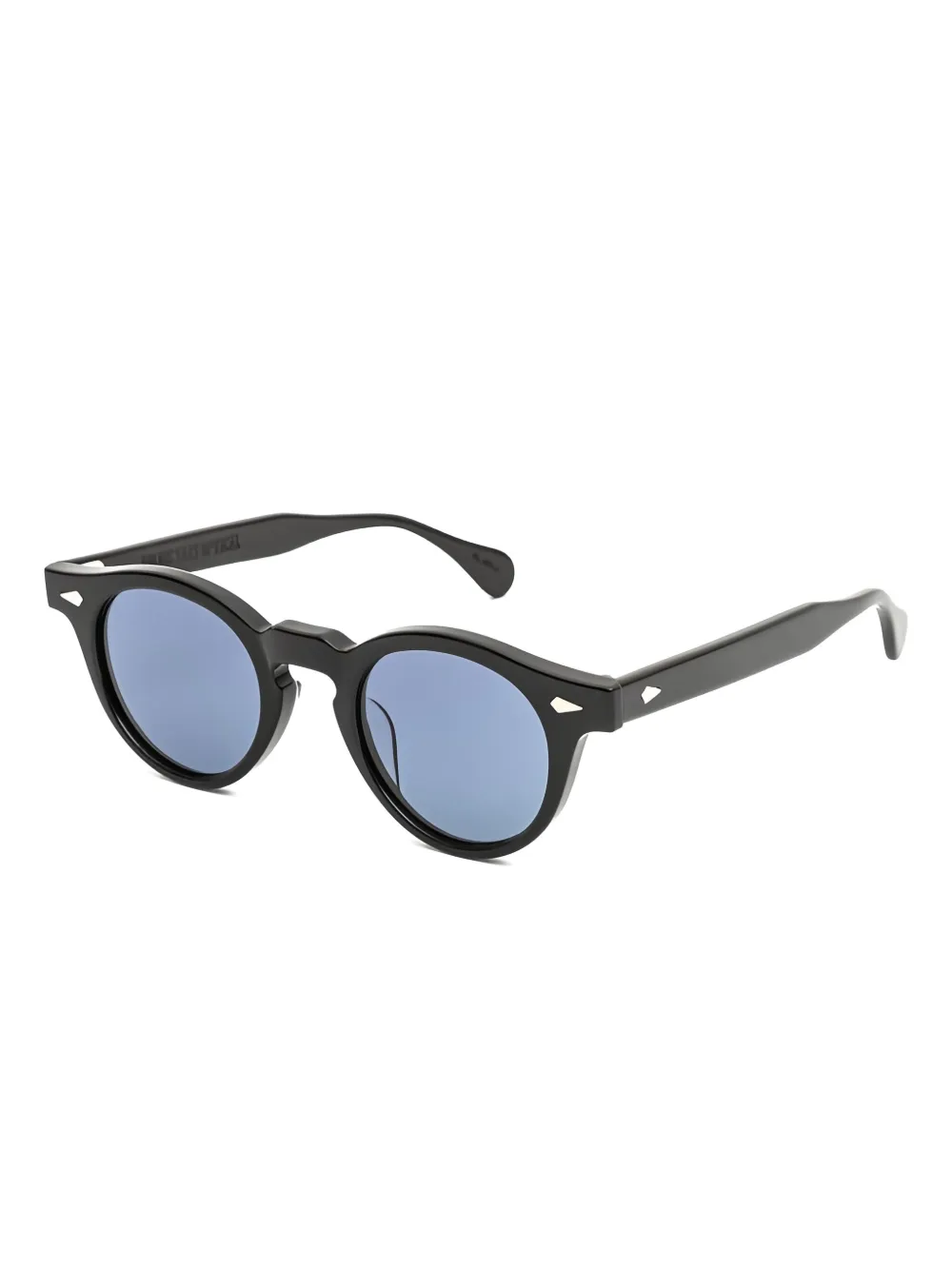 JULIUS TART OPTICAL Harold zonnebril met rond montuur - Zwart