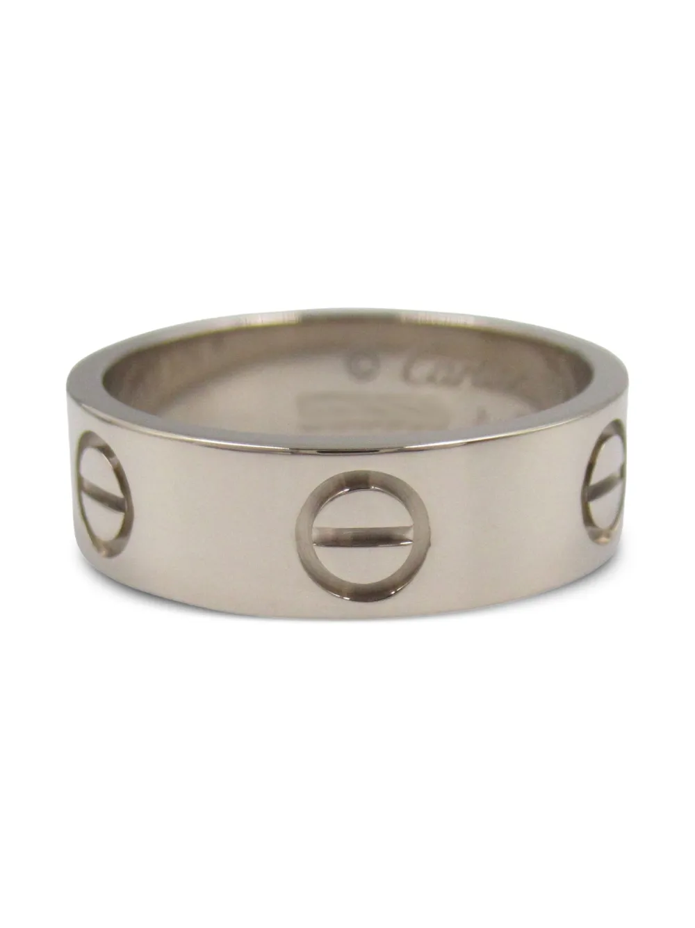 Cartier 2010s 18K white gold Love ring | Silver | Image 1
