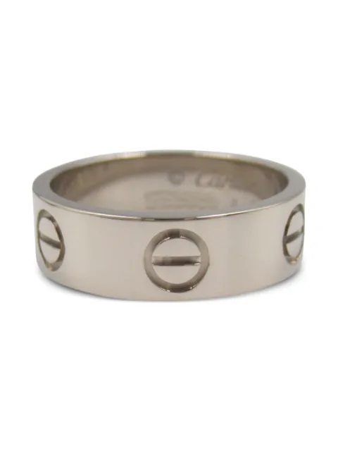 Cartier 2010s 18K white gold Love ring