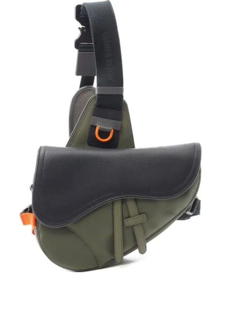 Christian Dior Pre-Owned x Sacai 2010s mini Saddle shoulder bag