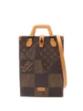 Louis Vuitton Pre-Owned x Nigo 2020 mini Damier Ebène Giant handbag - Brown