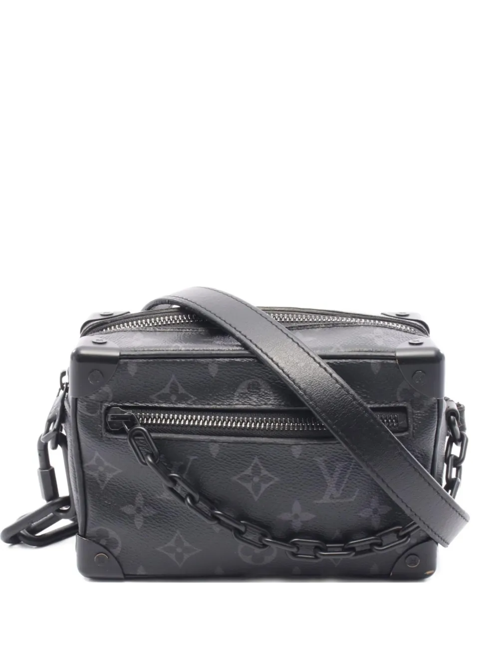 Louis Vuitton Pre-Owned 2019 mini Soft Trunk shoulder bag - ブラック Louis Vuitton Pre-Owned 2019 mini Soft Trunk shoulder bag - ブラック