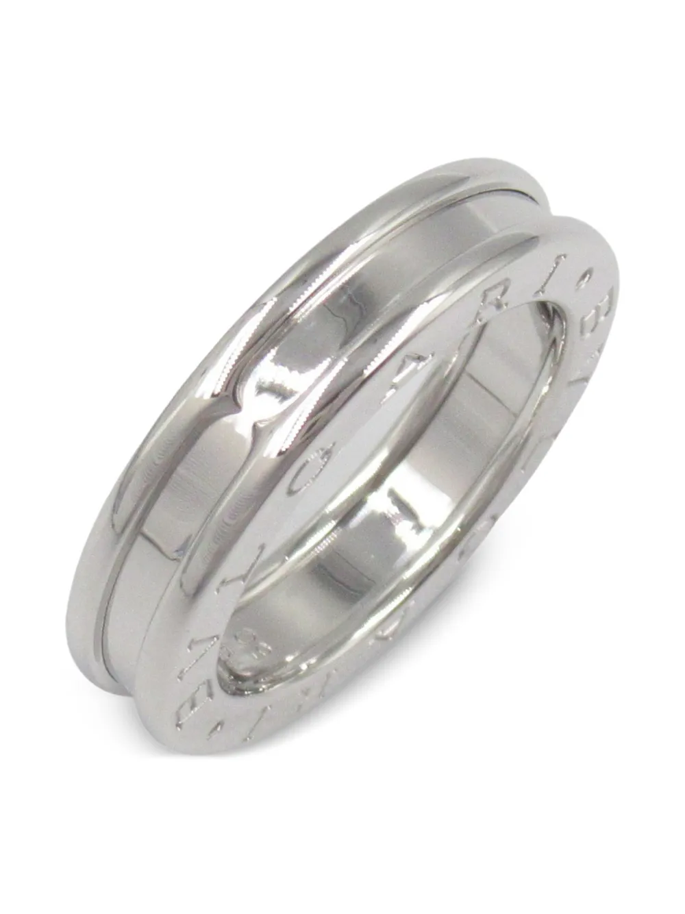 Bvlgari Pre-Owned 2010s 18K white gold B zero one ring | Women | Image 2