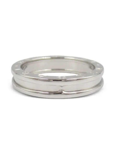 Bvlgari Pre-Owned 2010s 18K white gold B-zero1 ring