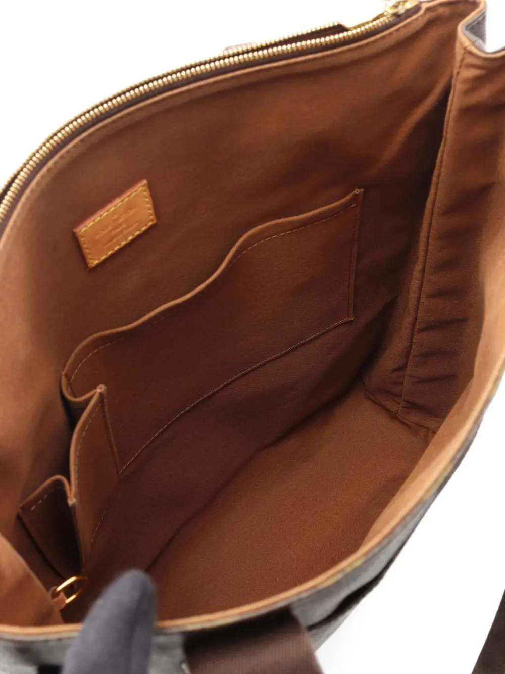 Pre-owned Louis Vuitton 2008 Hippopotamus Bobourg Tote Bag In Brown