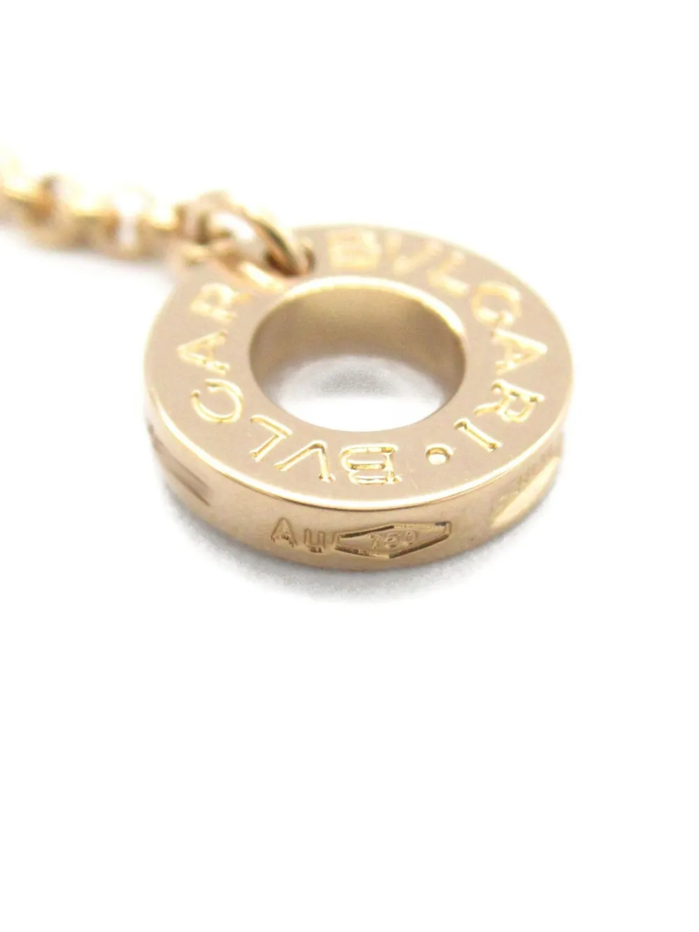 Bvlgari Pre-Owned 2010s 18K rose gold B.zero1 ceramic necklace | Women | Image 2