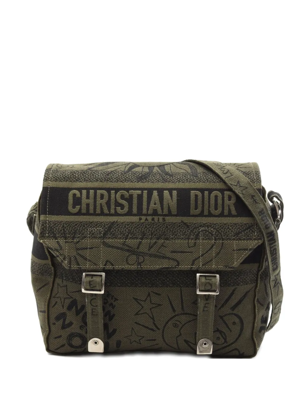 Christian Dior Pre-Owned 2000s Camp shoulder bag - グリーン Christian Dior Pre-Owned 2000s Camp shoulder bag - グリーン
