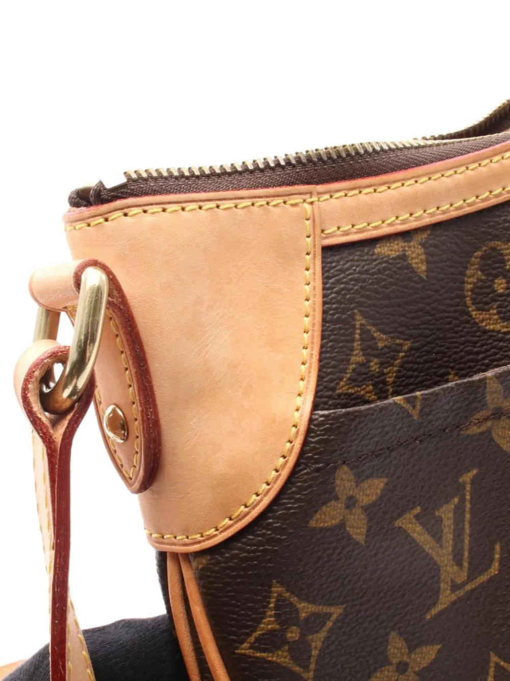 Pre-owned Louis Vuitton 2008 Odeon Pm Shoulder Bag In Brown