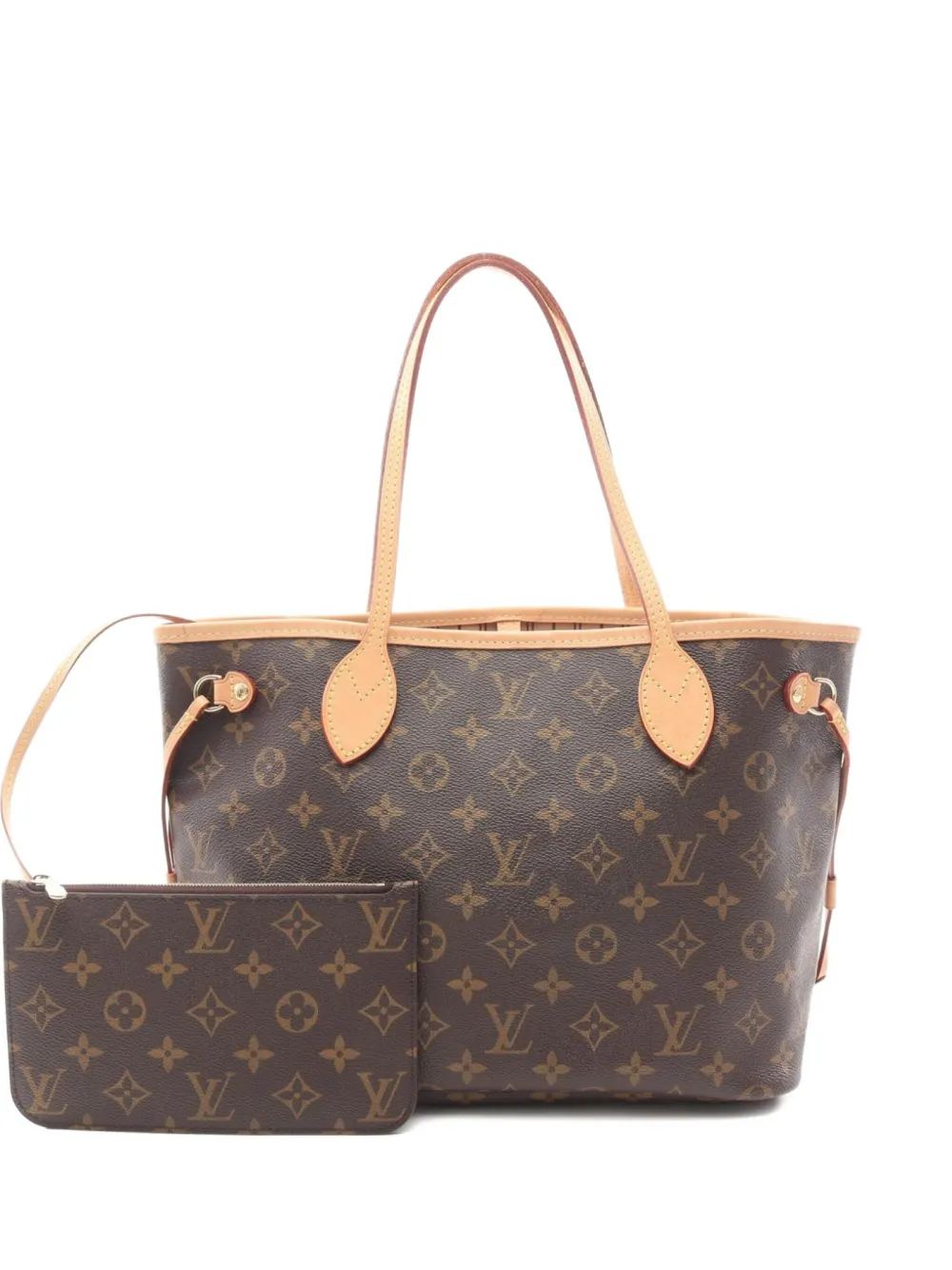 Louis Vuitton Pre-Owned 2021 ネヴァーフル PM モノグラム ハンドバッグ - ブラウン Louis Vuitton Pre-Owned 2021 ネヴァーフル PM モノグラム ハンドバッグ - ブラウン