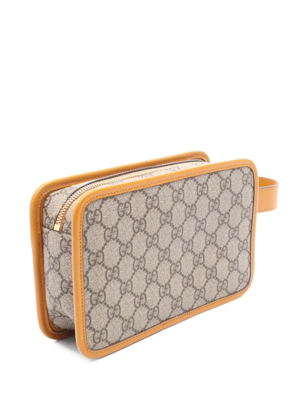 Pre-owned Gucci 2010s Gg Supreme Clutch Bag In Neutral