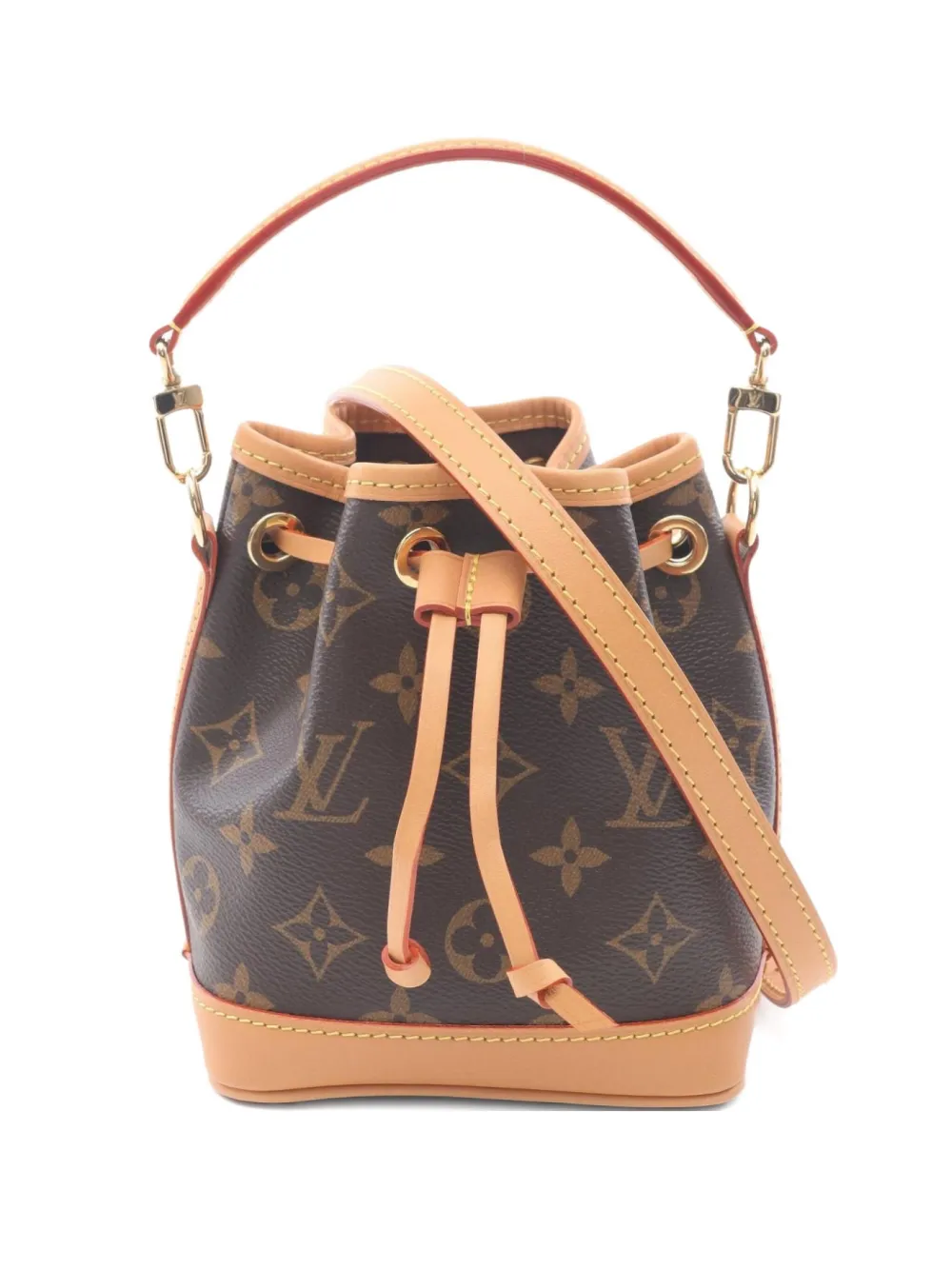 Louis Vuitton Pre-Owned 2021 ノエ モノグラム ハンドバッグ ナノ - ブラウン Louis Vuitton Pre-Owned 2021 ノエ モノグラム ハンドバッグ ナノ - ブラウン