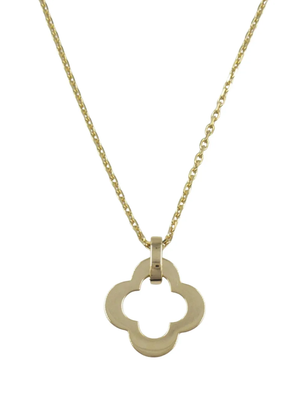Van Cleef & Arpels 2010 18kt yellow gold Byzantine Alhambra necklace | Pre-Owned | Image 2
