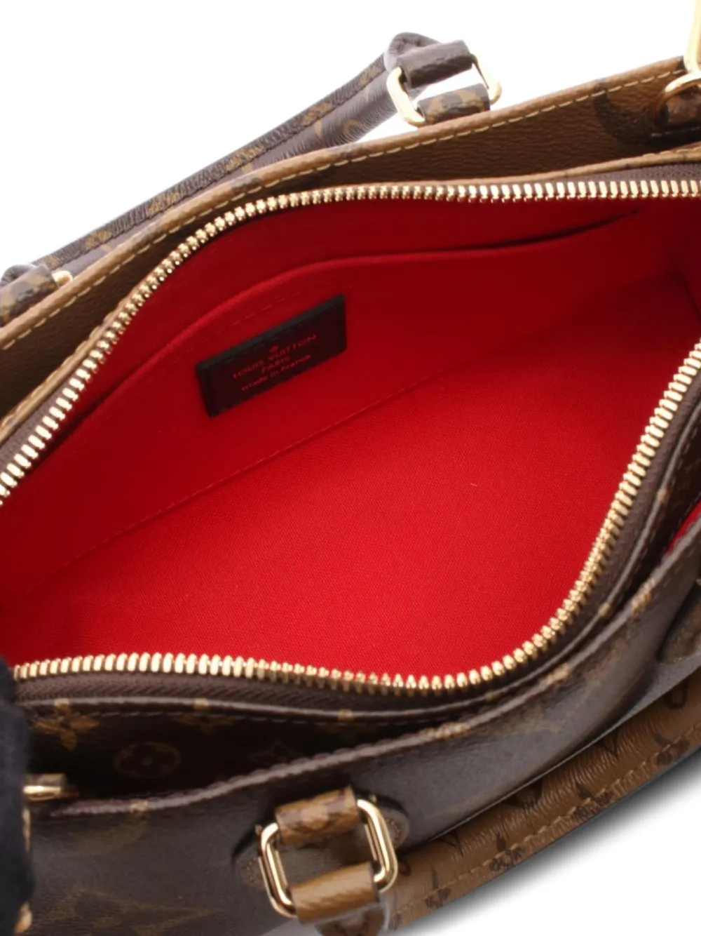 Pre-owned Louis Vuitton 2021 On The Go Two-way Handbag In Brown