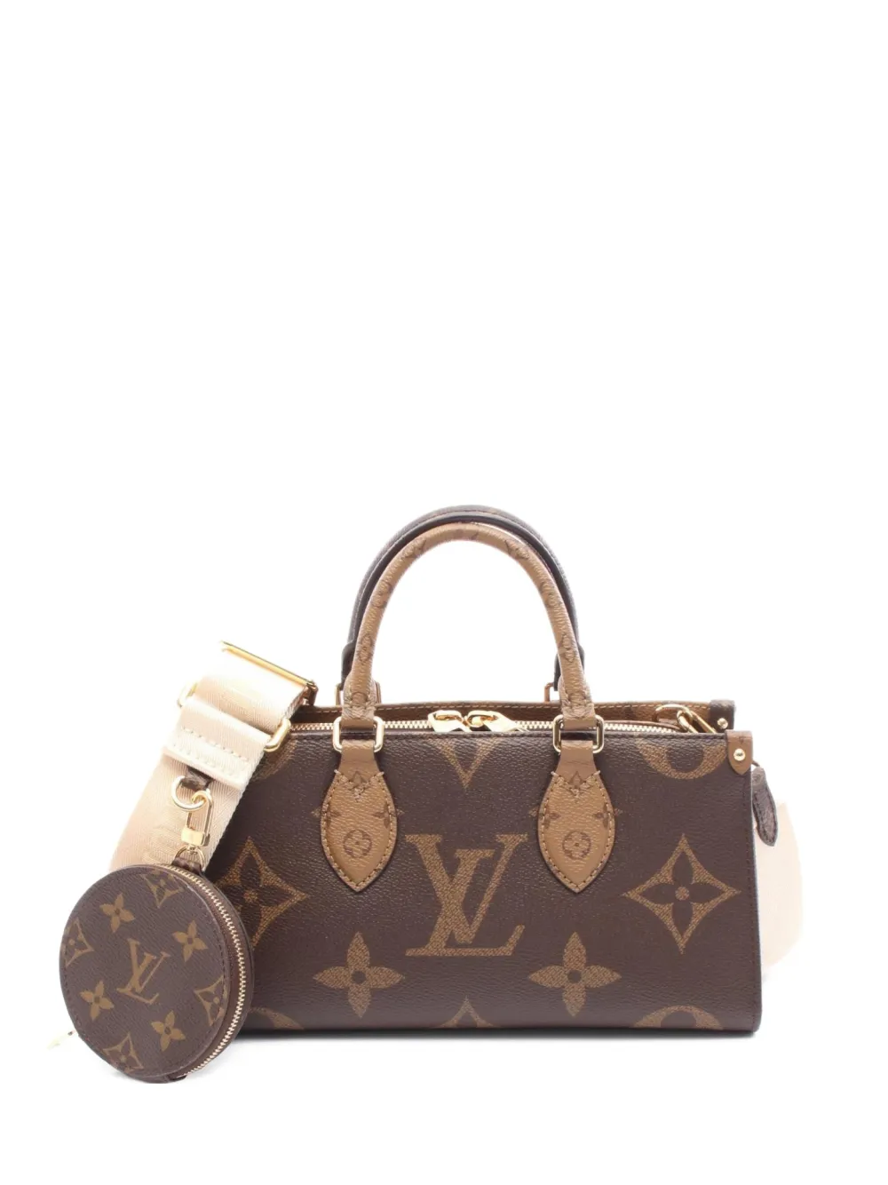 Louis Vuitton Pre-Owned 2021 オン ザ ゴー 2way ハンドバッグ - ブラウン Louis Vuitton Pre-Owned 2021 オン ザ ゴー 2way ハンドバッグ - ブラウン