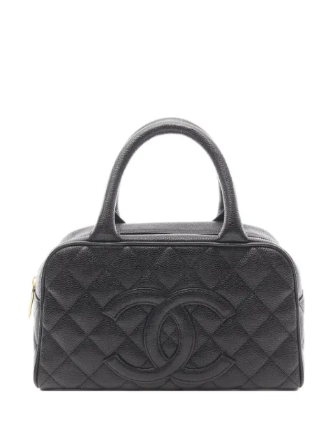 CHANEL Pre-Owned 2005-2006 matelassé mini boston handbag