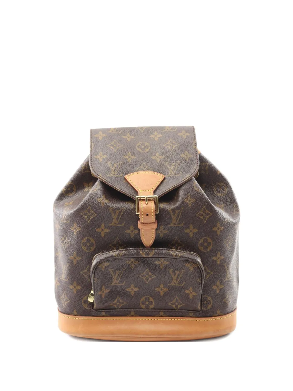 Louis Vuitton Pre-Owned 2001 Montsouris MM backpack - ブラウン Louis Vuitton Pre-Owned 2001 Montsouris MM backpack - ブラウン