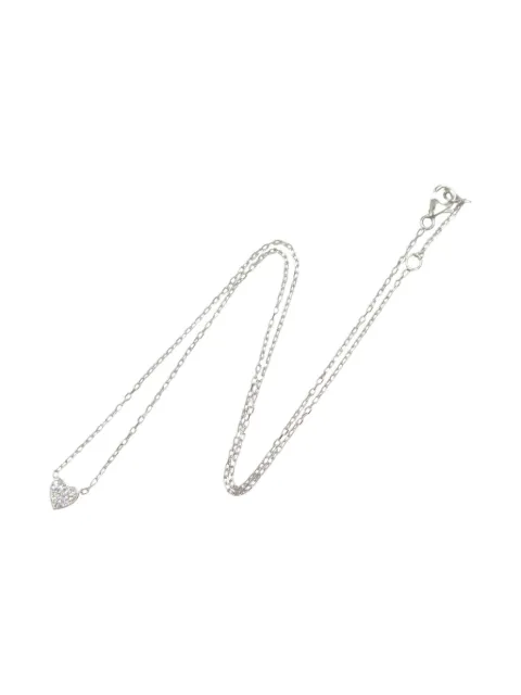Cartier 2010s white gold Mini Heart diamond necklace