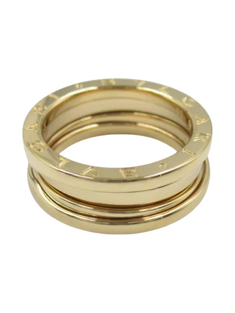 Bvlgari Pre-Owned 2010s 18K yellow gold B.Zero1 ring 