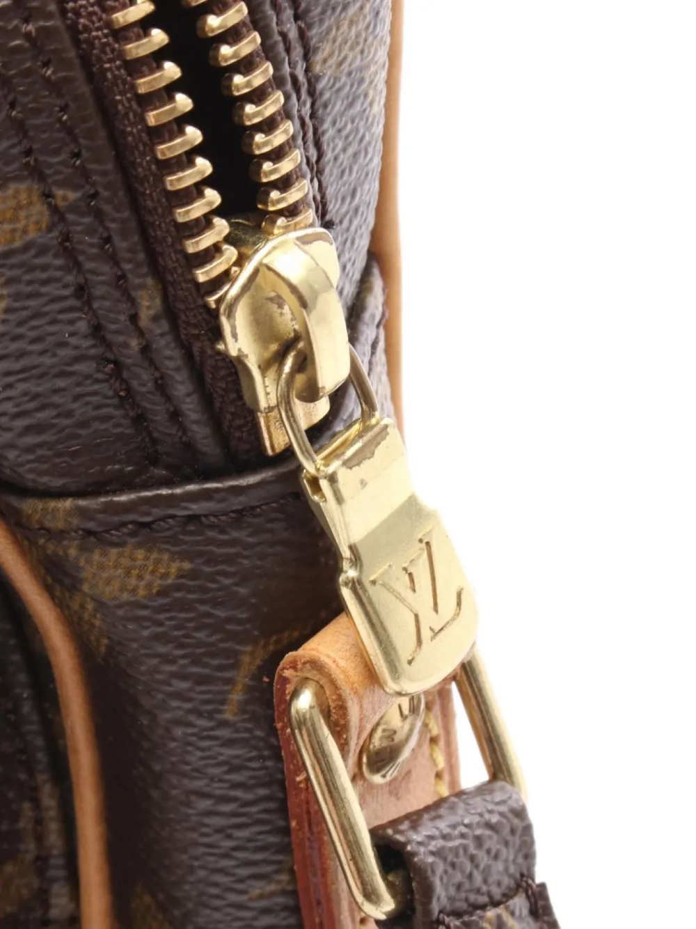 Pre-owned Louis Vuitton 2007 Amazon Monogram Shoulder Bag In Brown