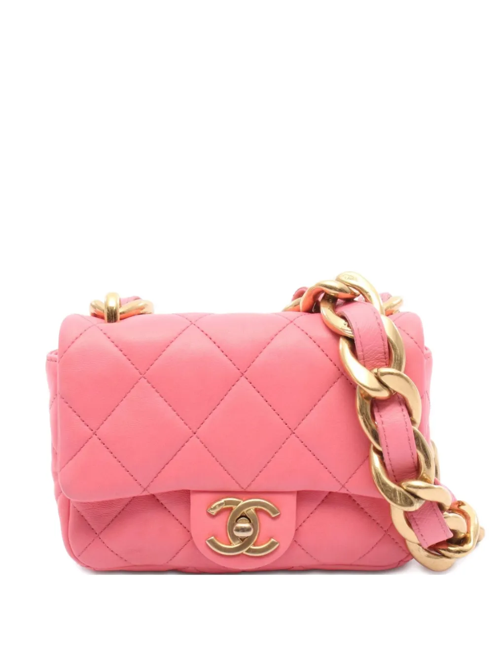 CHANEL Pre-Owned 2021 マトラッセ ショルダーバッグ - ピンク CHANEL Pre-Owned 2021 マトラッセ ショルダーバッグ - ピンク