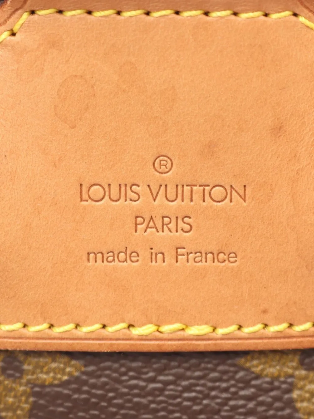 Pre-owned Louis Vuitton 1998 Montsouris Mm Monogram Backpack In Brown