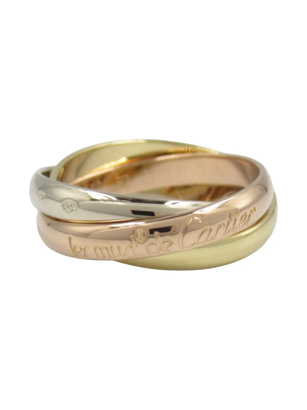 Cartier 2010s 18K gold Trinity ring - ピンク Cartier 2010s 18K gold Trinity ring - ピンク