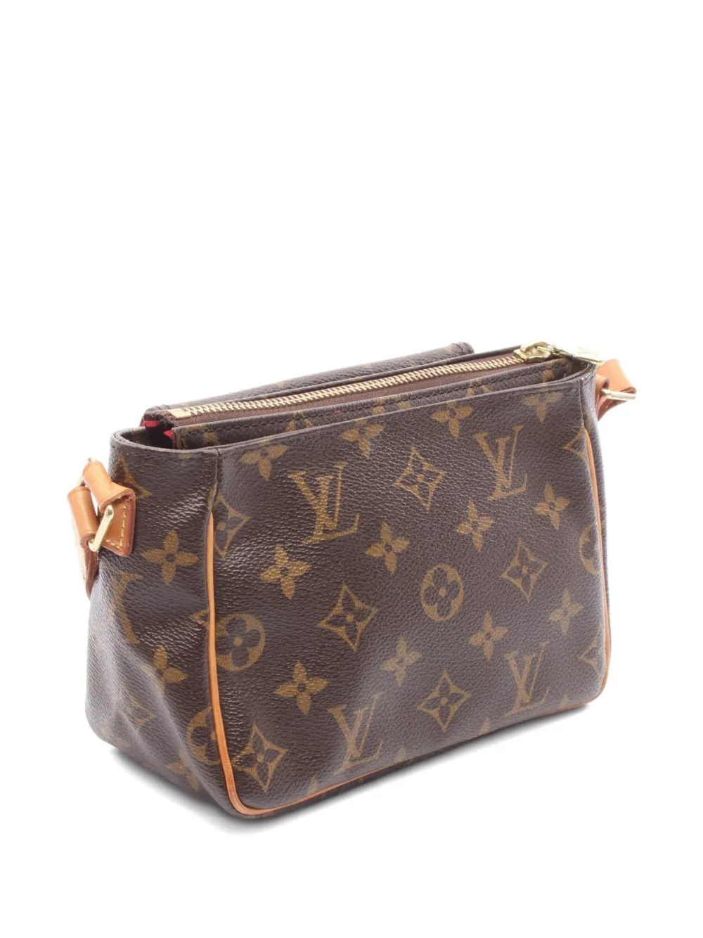 Pre-owned Louis Vuitton 2004 Viva Cité Pm Shoulder Bag In Brown