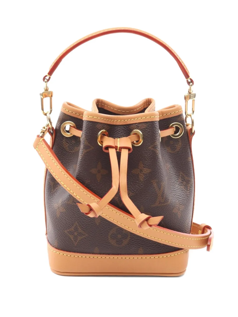Louis Vuitton Pre-Owned 2021 ナノ ノエ 2way ハンドバッグ - ブラウン Louis Vuitton Pre-Owned 2021 ナノ ノエ 2way ハンドバッグ - ブラウン