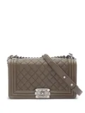 CHANEL Pre-Owned 2016-2017 Boy shoulder bag - Green