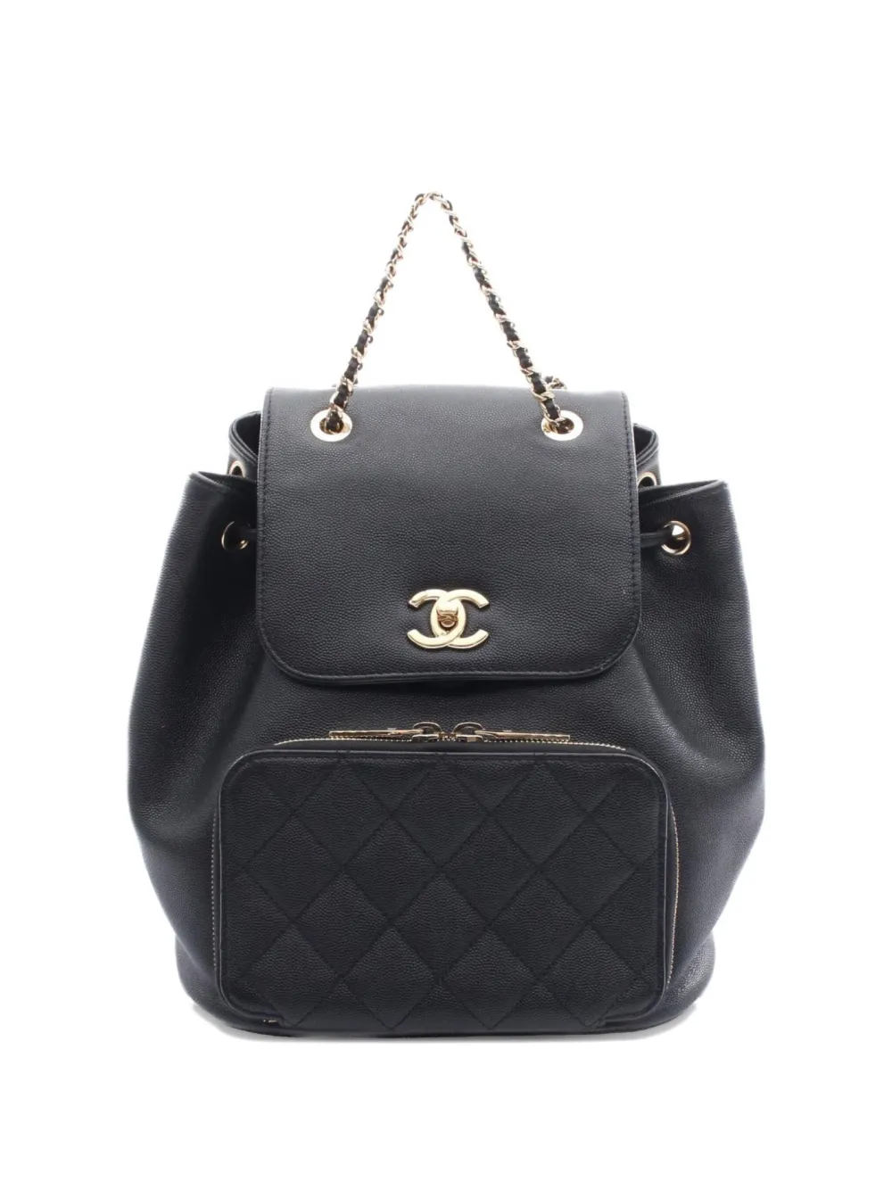 CHANEL Pre-Owned 2010s Business Affinity backpack - ブラック CHANEL Pre-Owned 2010s Business Affinity backpack - ブラック