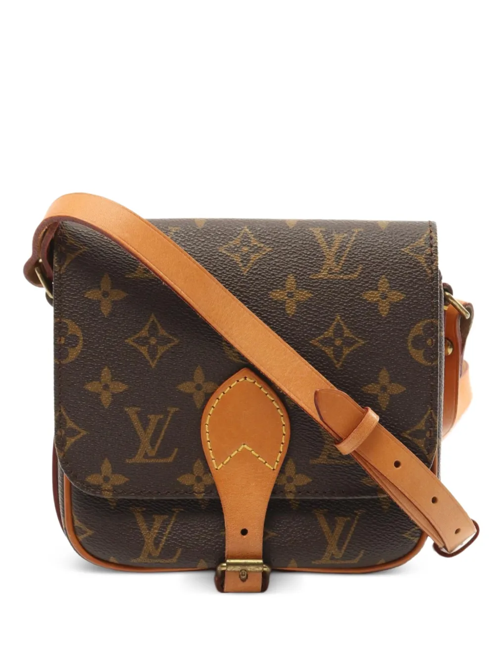 Louis Vuitton Pre-Owned 1987s カルトシエ PM ショルダーバッグ - ブラウン Louis Vuitton Pre-Owned 1987s カルトシエ PM ショルダーバッグ - ブラウン