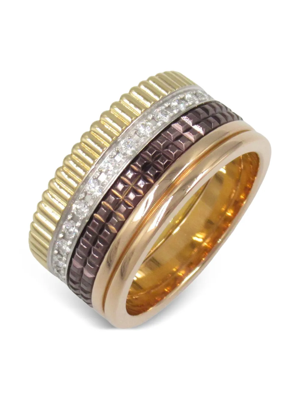 Boucheron Pre-Owned 2010s 18K yellow Quatre diamond ring | Image 2