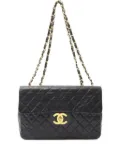 CHANEL Pre-Owned 1994-1996 Decamatelassé 34 shoulder bag - Black