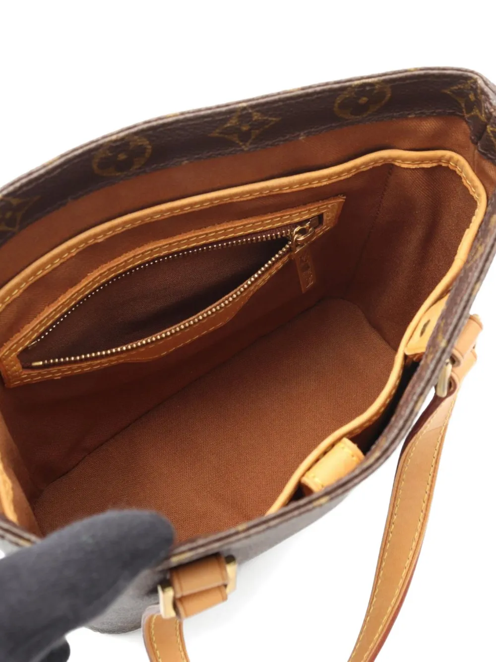 Pre-owned Louis Vuitton 2002 Vavin Pm Tote Bag In Brown