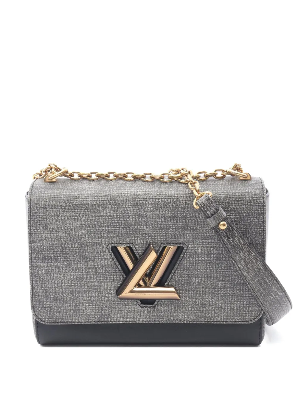 Louis Vuitton Pre-Owned 2017 Twist MM shoulder bag - グレー Louis Vuitton Pre-Owned 2017 Twist MM shoulder bag - グレー