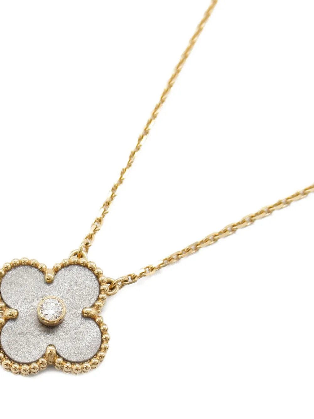Van Cleef & Arpels Vintage 2010s 18K yellow gold Alhambra diamond Van Cleef & Arpels Vintage 2010s 18K yellow gold Alhambra diamond