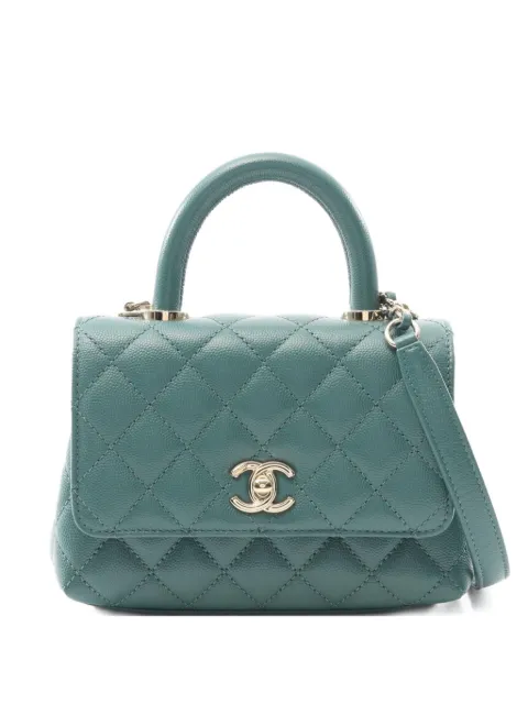 CHANEL Pre-Owned 2021 Coco Handle XXS two-way handbag 