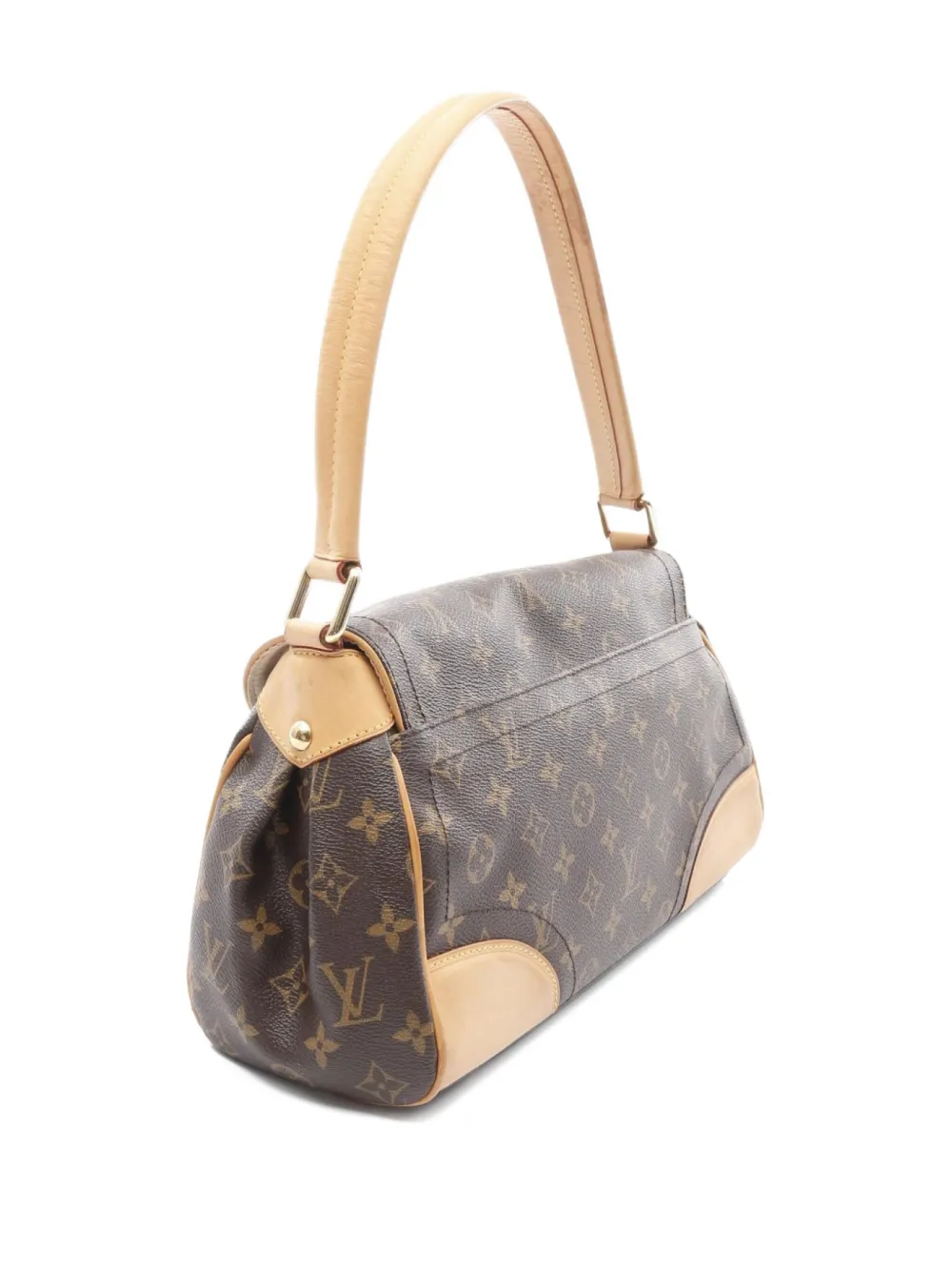 Pre-owned Louis Vuitton 2008 Beverly Mm Shoulder Bag In Brown
