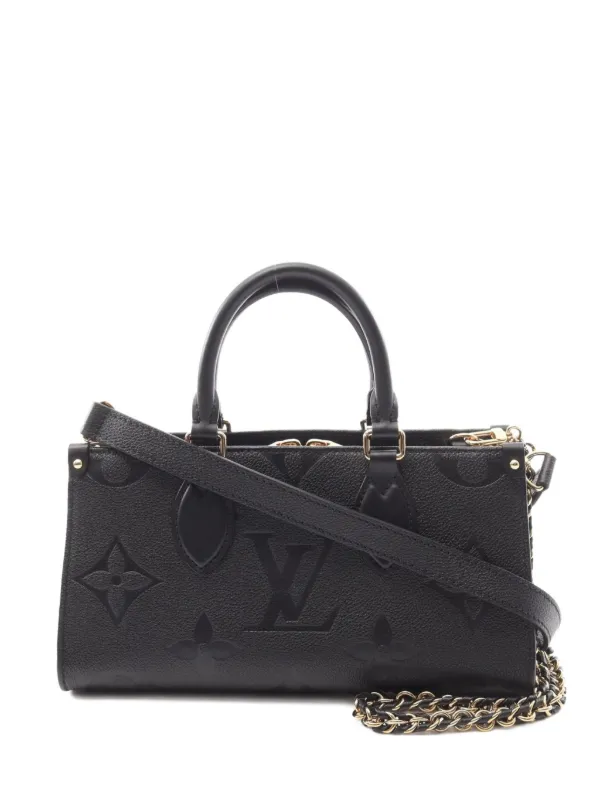 Louis Vuitton Pre-Owned 2021 On The Go two-way Handbag Black FARFETCH IN