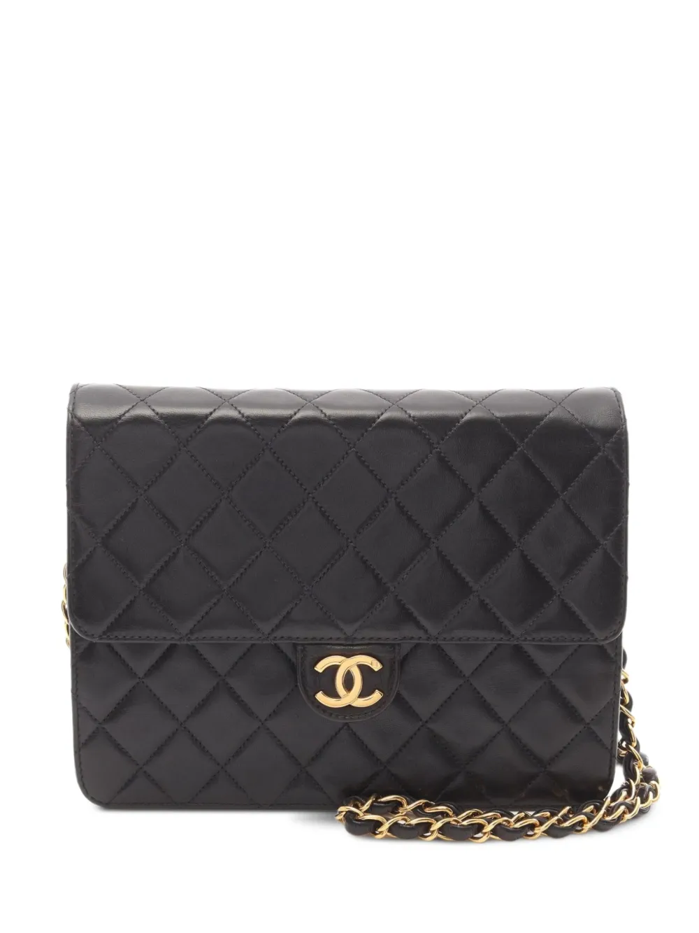 CHANEL Pre-Owned 1994-1996 matelassé shoulder bag - ブラック CHANEL Pre-Owned 1994-1996 matelassé shoulder bag - ブラック