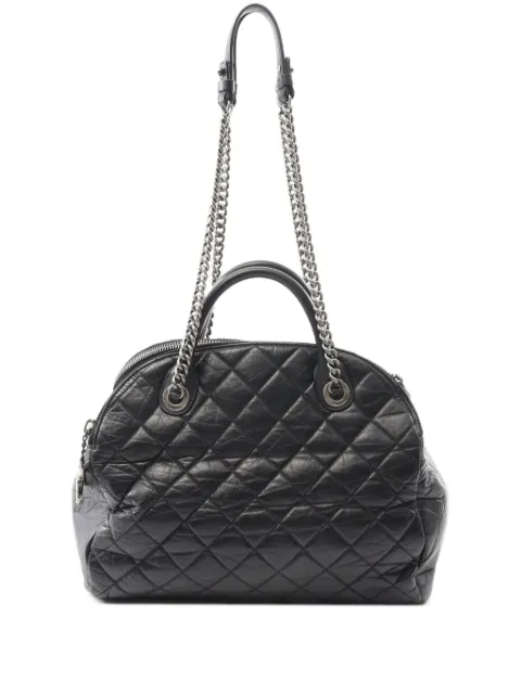 CHANEL Pre-Owned 2012-2013 quilted leather two-way handbag