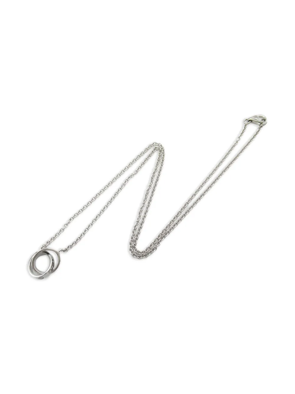 Cartier 2010s ラブ ネックレス 18Kホワイトゴールド - SILVER Cartier 2010s ラブ ネックレス 18Kホワイトゴールド - SILVER