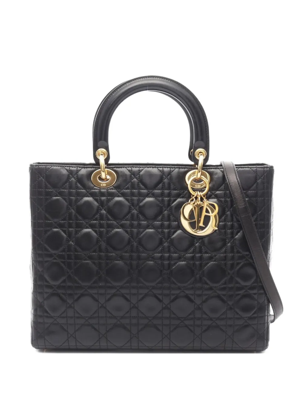 Christian Dior Pre-Owned 2000 Lady Dior handbag - ブラック Christian Dior Pre-Owned 2000 Lady Dior handbag - ブラック