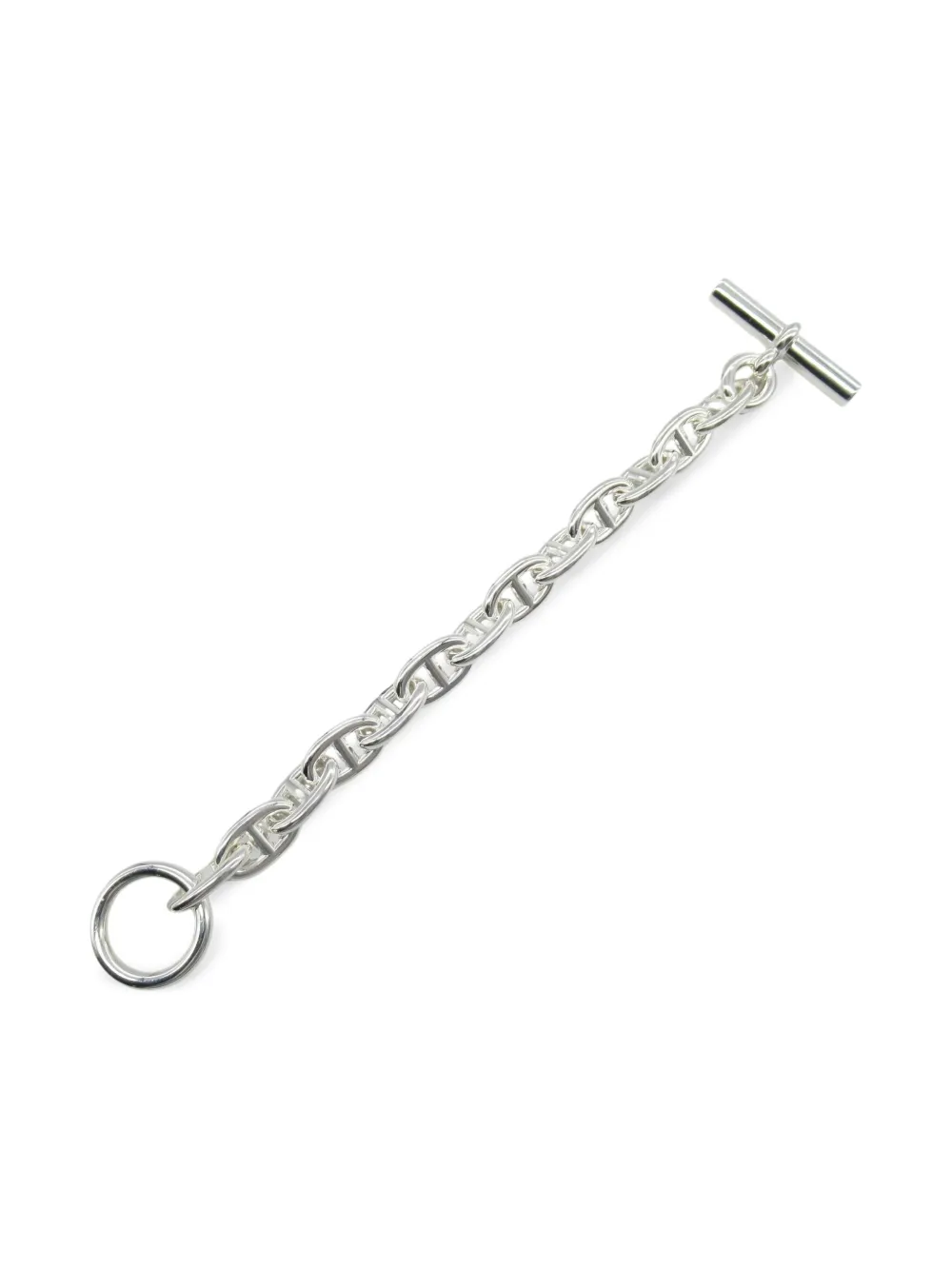 HERMES Pre-owned 2020s Shane Dunkle Mm Bracelet In Silver