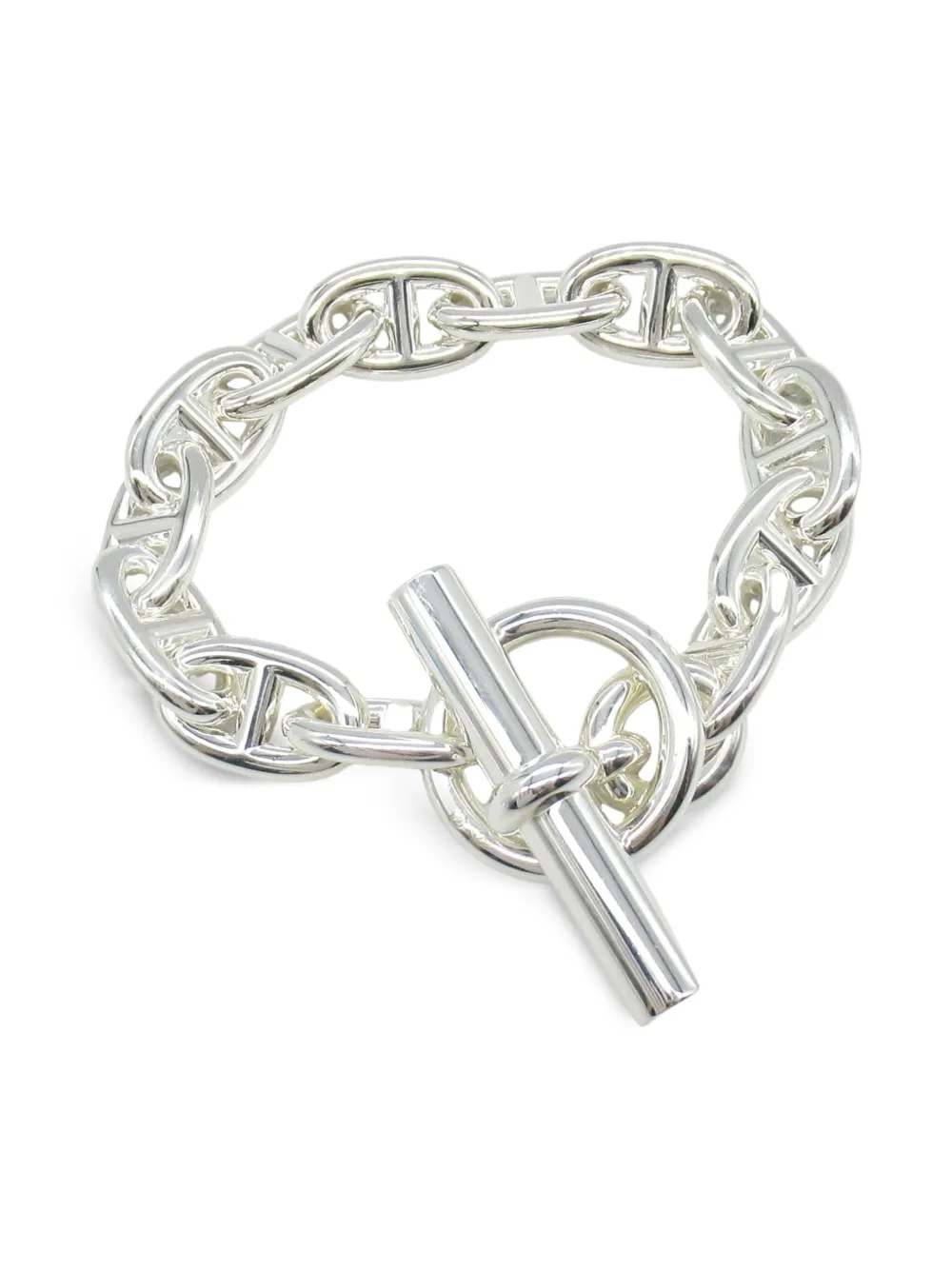 HERMES Pre-owned 2020s Shane Dunkle Mm Bracelet In Silver