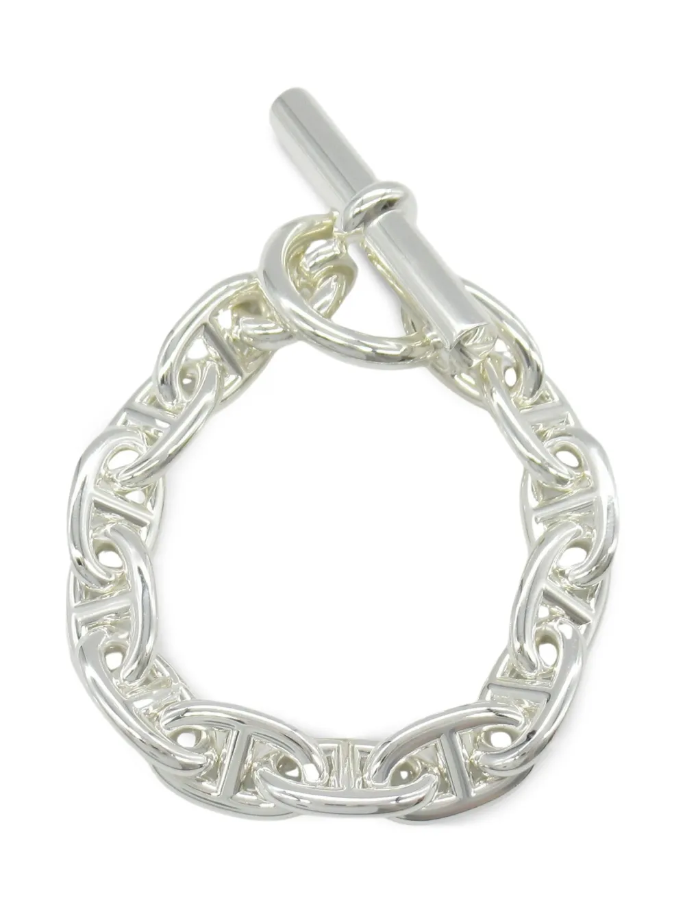 Hermès Pre-Owned Bracciale Shane Dunkle MM anni 2020 - Argento